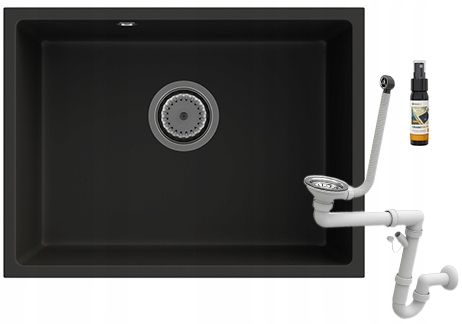 Drez Manado 60 granitový jednokomorový drez pod dosku sifón