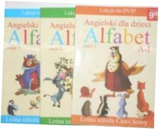 Angielki dla dzieci cz 1,2,3 bez DVD -