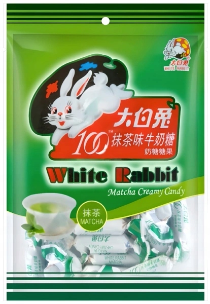 3x Bonbóny Creamy Matcha 150 g White Rabbit