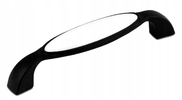 

Uchwyt Czarny Mat Porcelana Biała 128MM Angielski