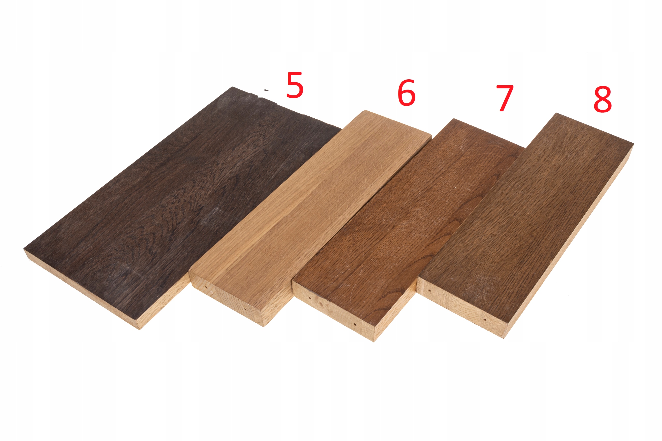 Bezsęczny, olejowany blat dębowy, szer.48cm gr.2cm Głębokość mebla 0 cm