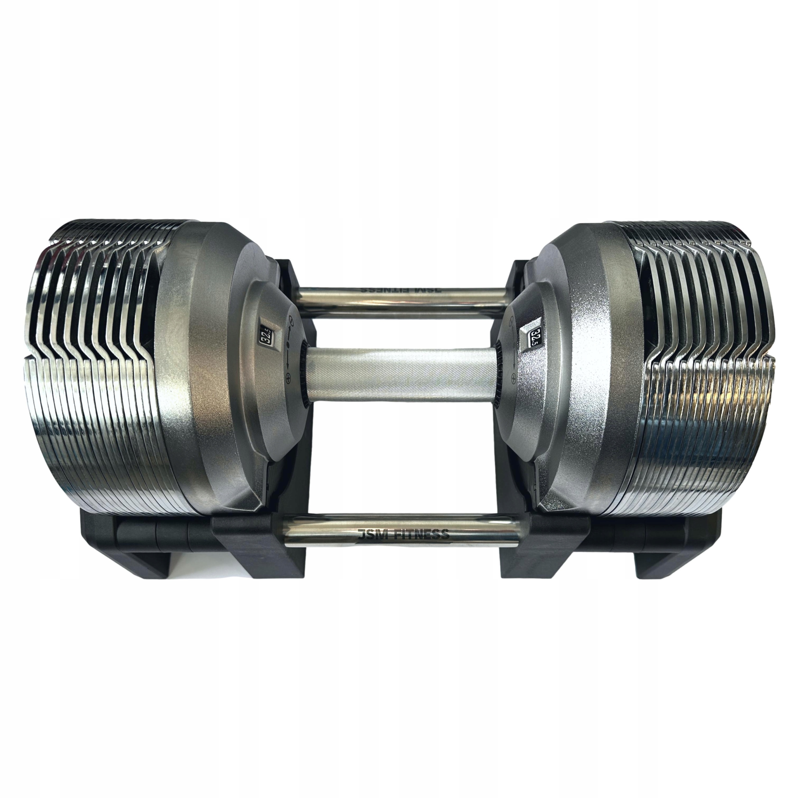 ZESTAW 2x SZTANGIELKA REGULOWANA 32.5KG skok 1.5kg, 20w1 HANTLE REGULOWANE Zakres regulacji wagi 4-32.5 kg