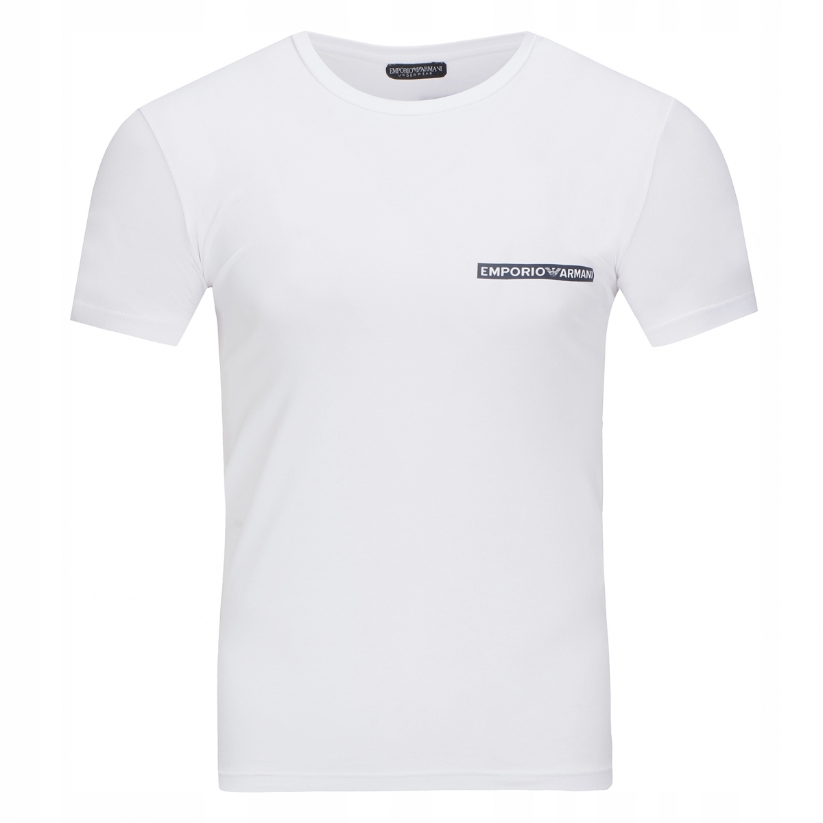 

Emporio Armani t-shirt męski biały logo bawełna L