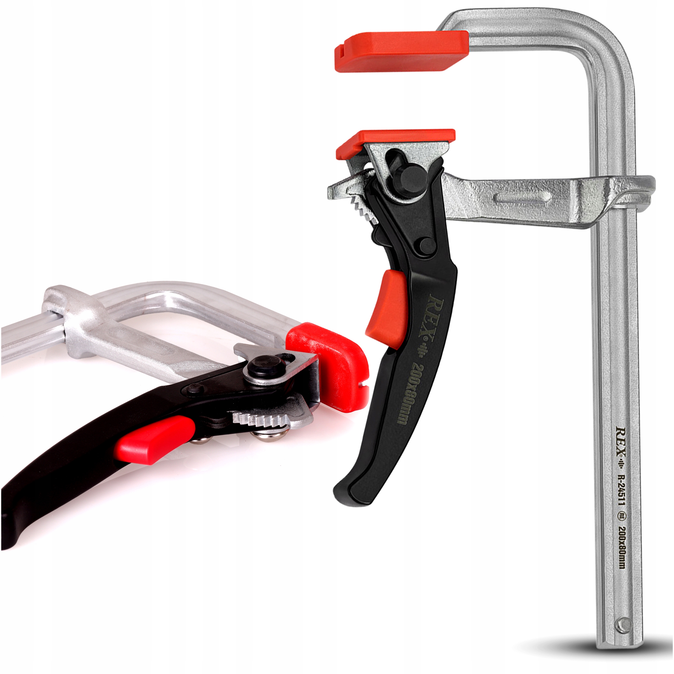 Svařovací Svěrka 200x80 mm Kovaná Zámečnická Západka