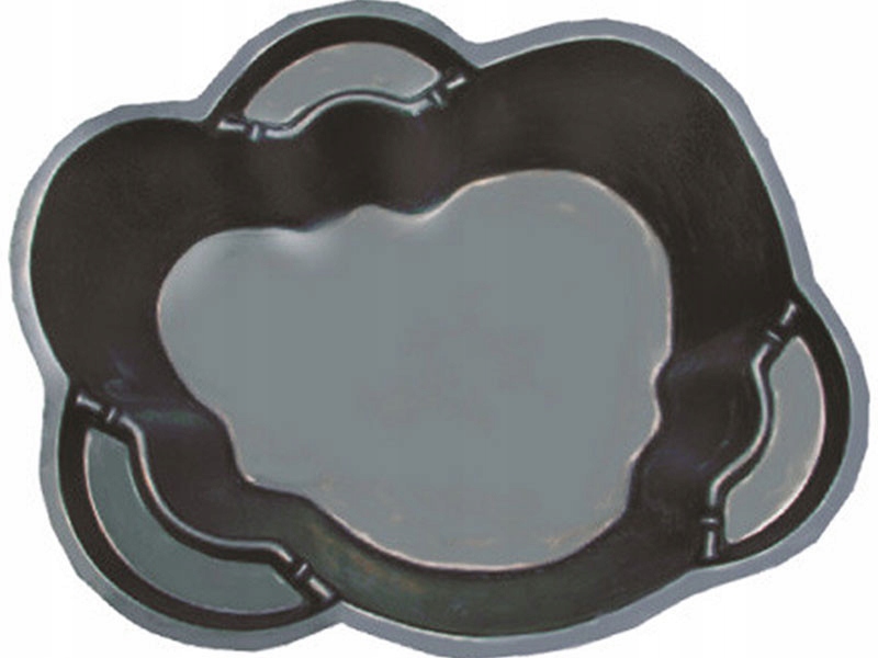 Niecka T22K Forma oczka wodnego 3500L 300x240x120 Szerokość 2.4 m