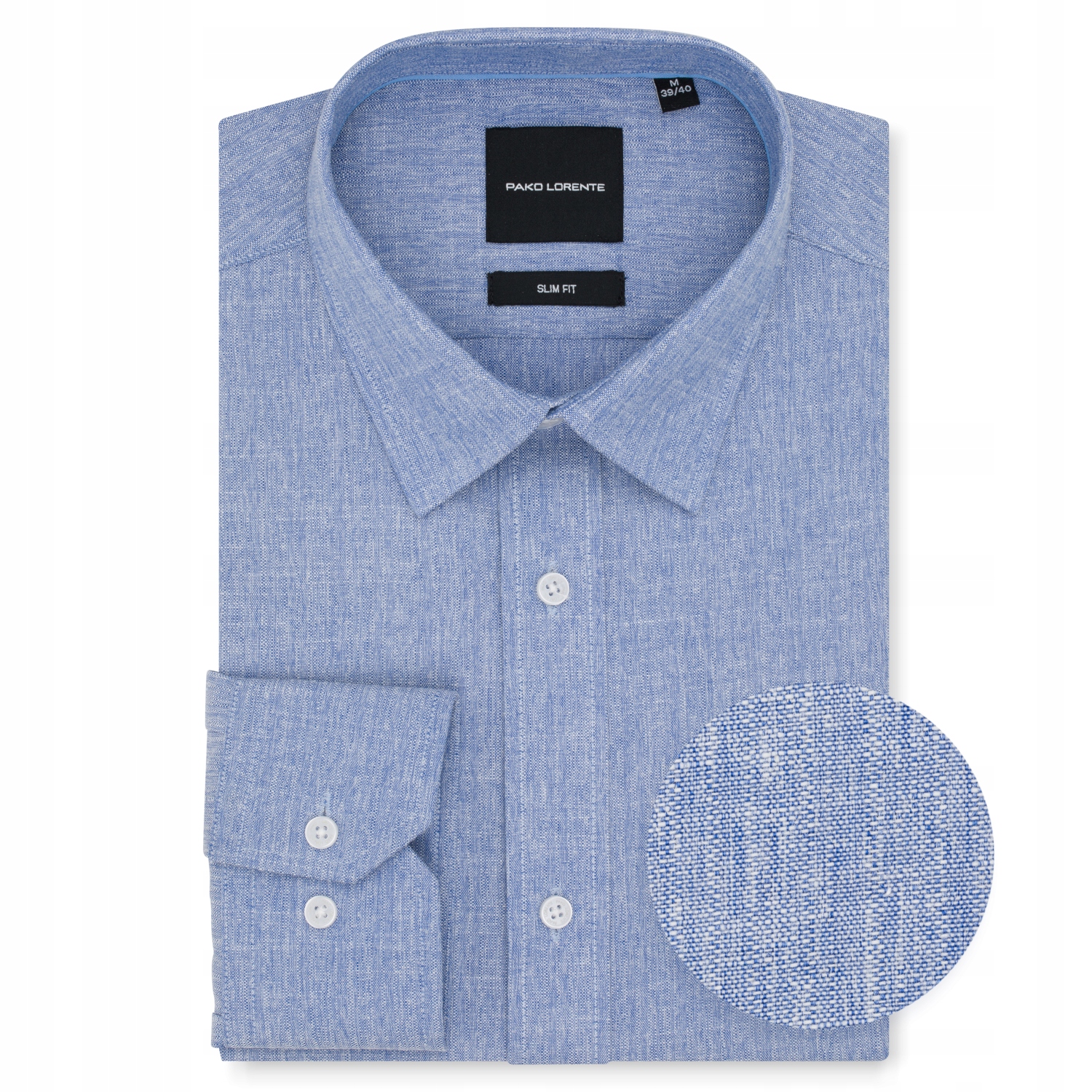 Elegantní pánská košile v modré barvě Pako Lorente vel