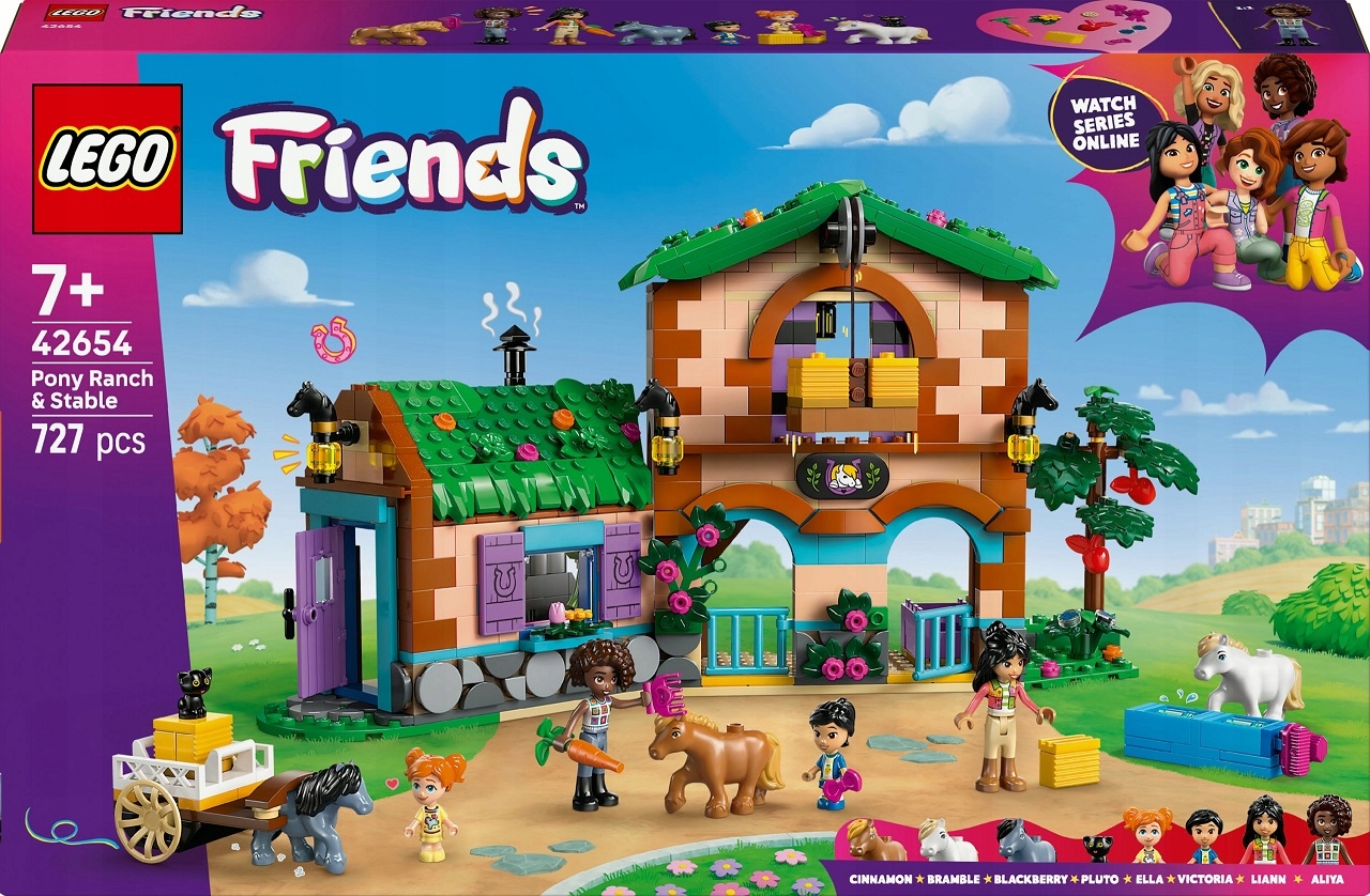 stavebnice Lego Friends Ranč Poníků A Stáj 42654