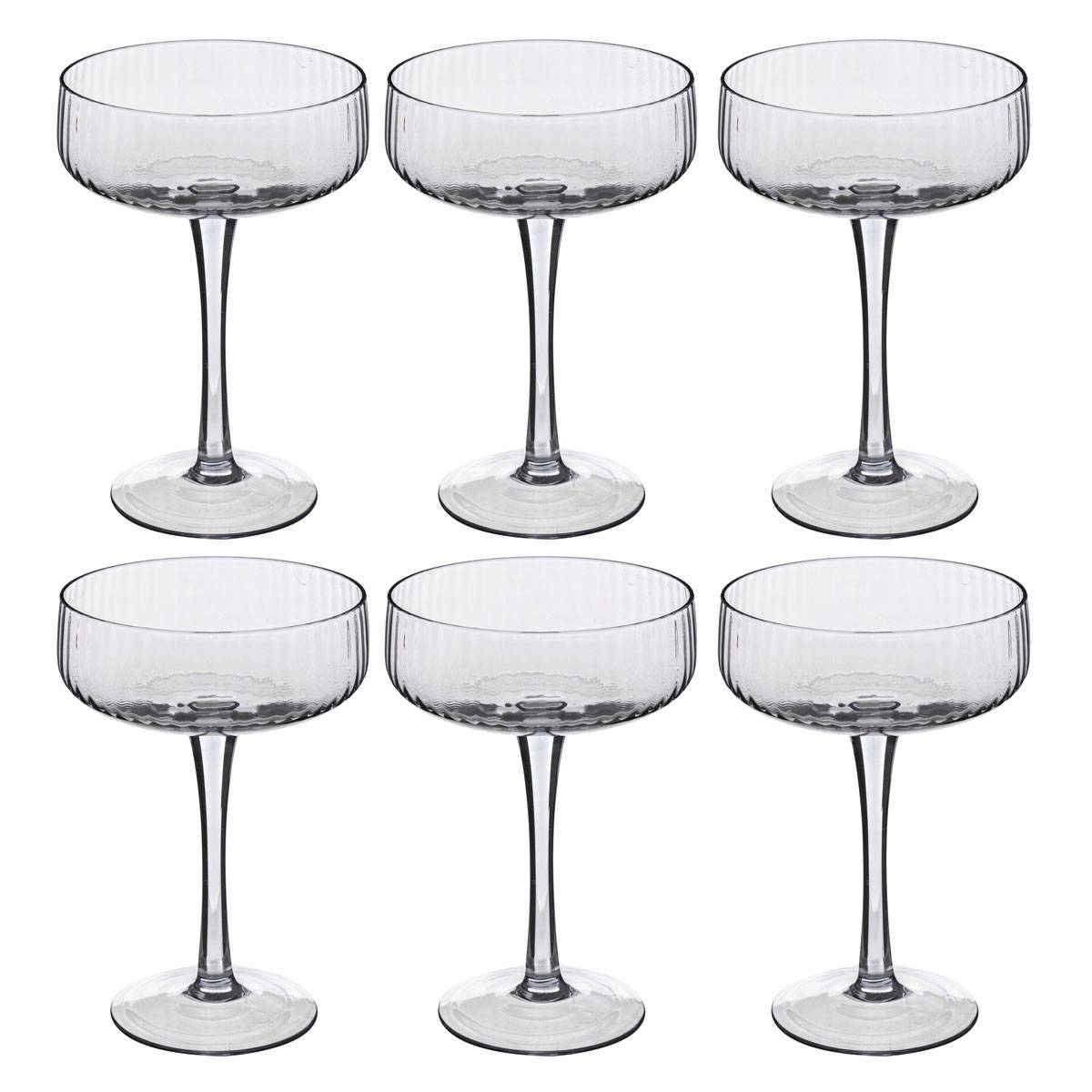 

Kieliszki Koktajlowe szklany zestaw 6 szt, 250 ml