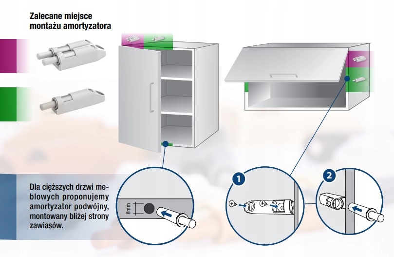 AMORTYZATOR ODBOJNIK AIRTIC KALWADOS Długość (cm) 1 cm