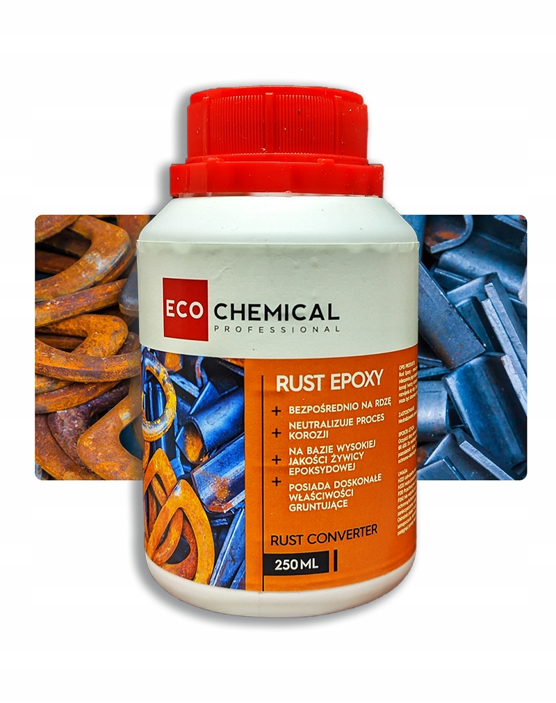Neutralizator Rdzy Rust Con Epoxy, Antykorozyjny Ecochemical, 250ml