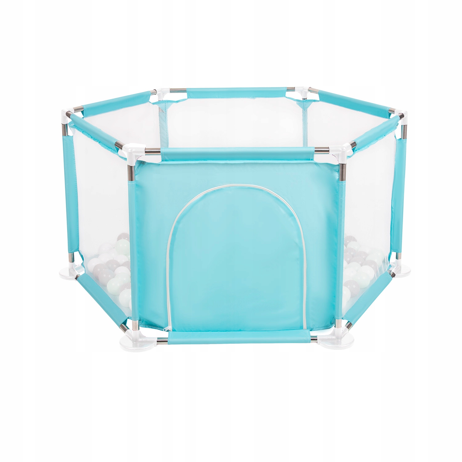 KOJEC SZEŚCIOKĄT SUCHY BASEN DLA DZIECI 100 PIŁEK Marka Selonis