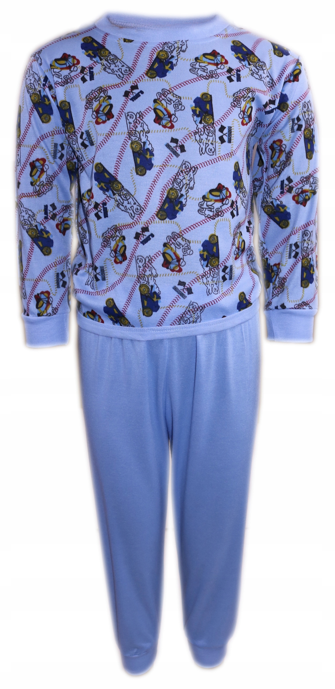 Cienka Piżama chłopięca z długim rękawem 98-104