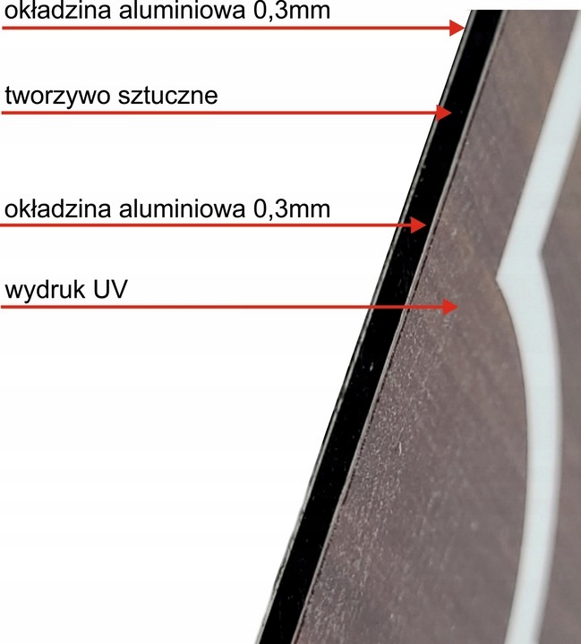 Tabliczka Aluminiowa Czarna TOALETA WC ŁAZIENKA Tematyka inna