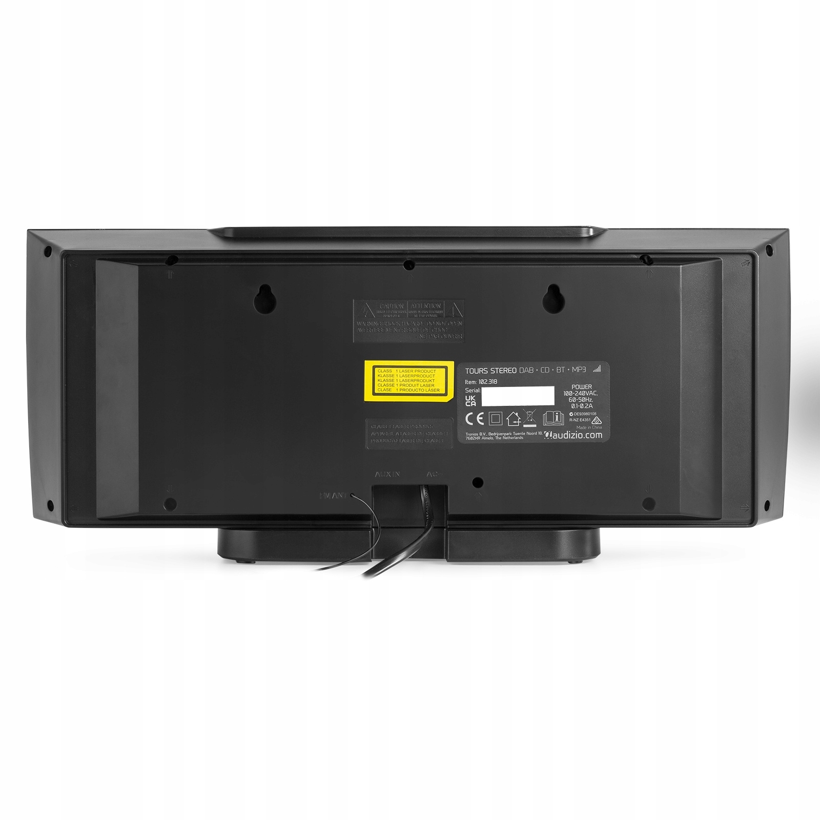 Miniwieża Hifi Audizio BT CD radio DAB+ FM USB Model Tours