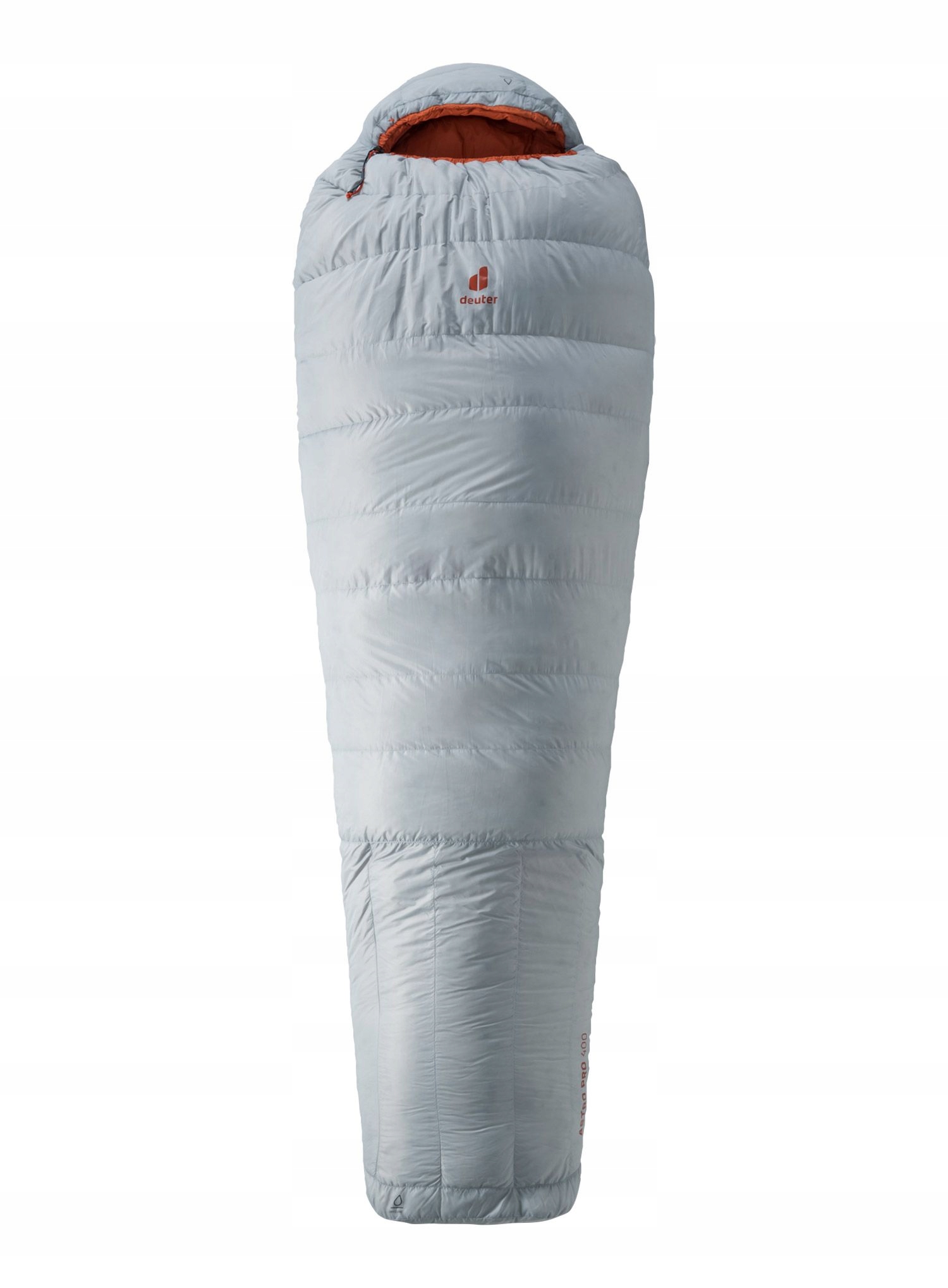 Péřový spací pytel Deuter Astro Pro 400 (185 cm) tin/paprika Levý