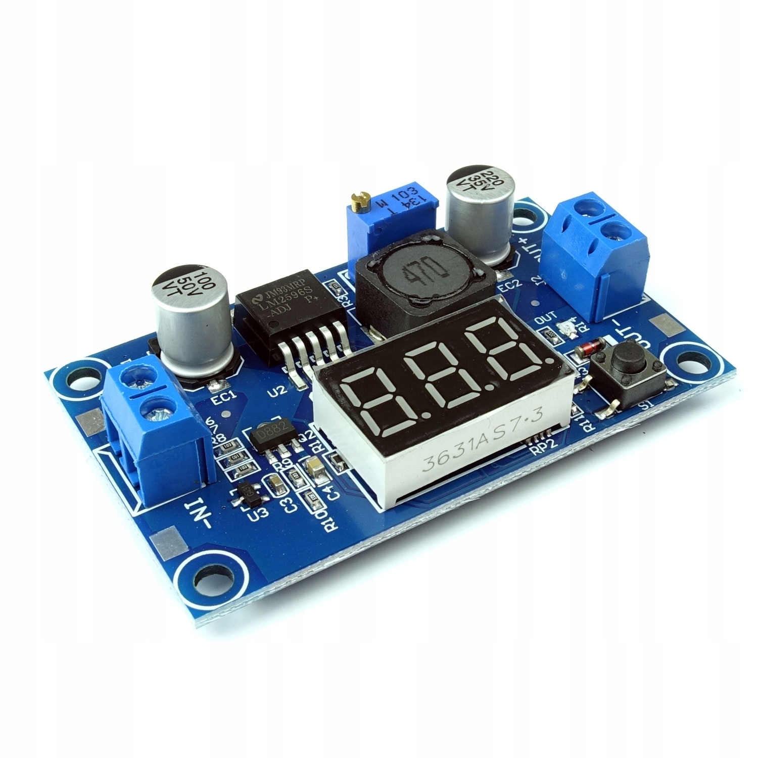 

Przetwornica step-down LM2596s woltomierz 40V 3A w