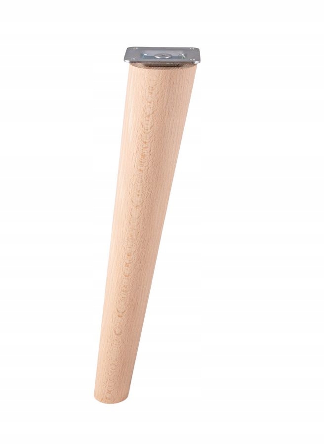 

Nóżki Drewniane Toczone Skośne 40 CM Surowe
