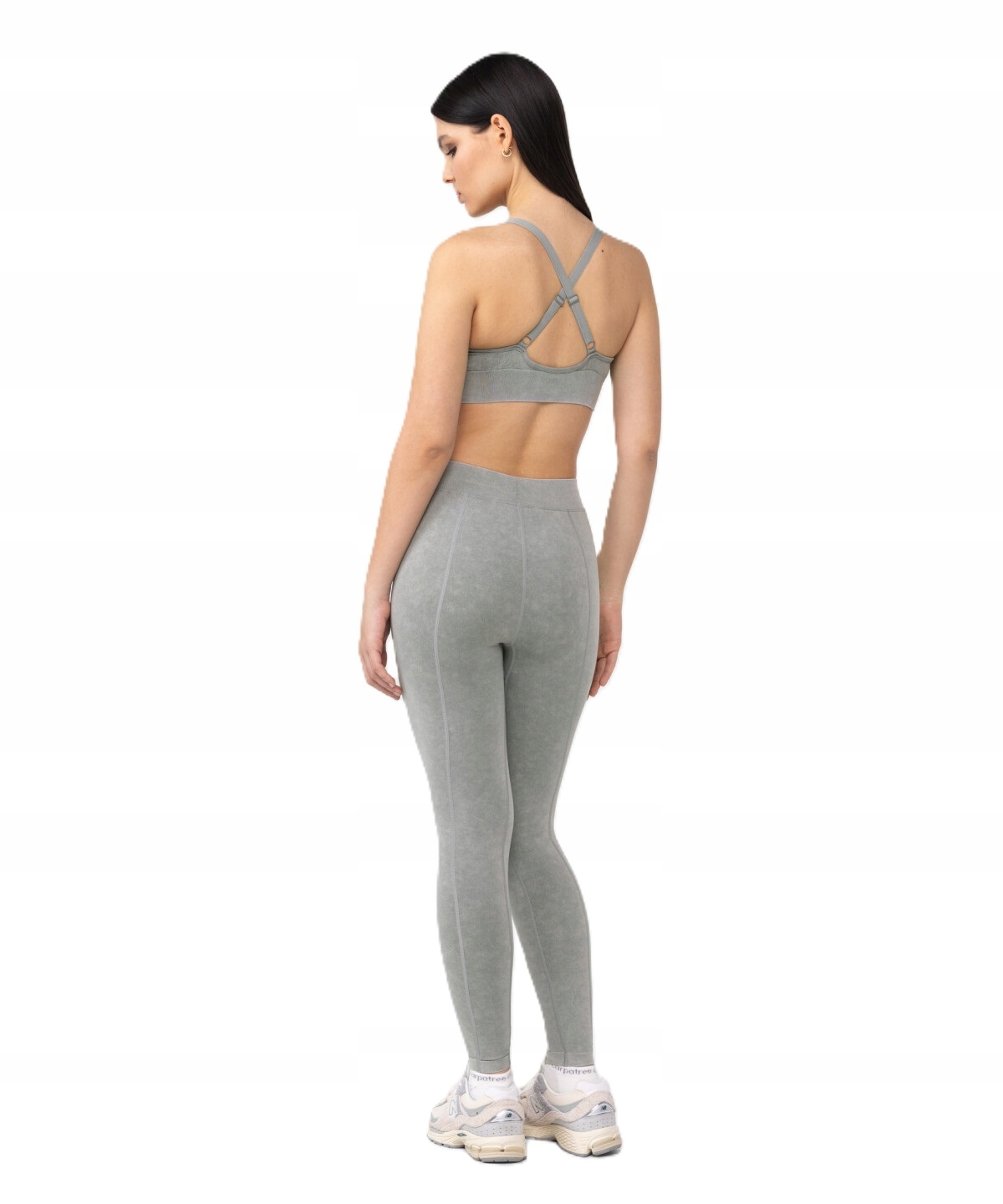 Dámské bezešvé sportovní legíny Marble Story Carpatree Xs zelené