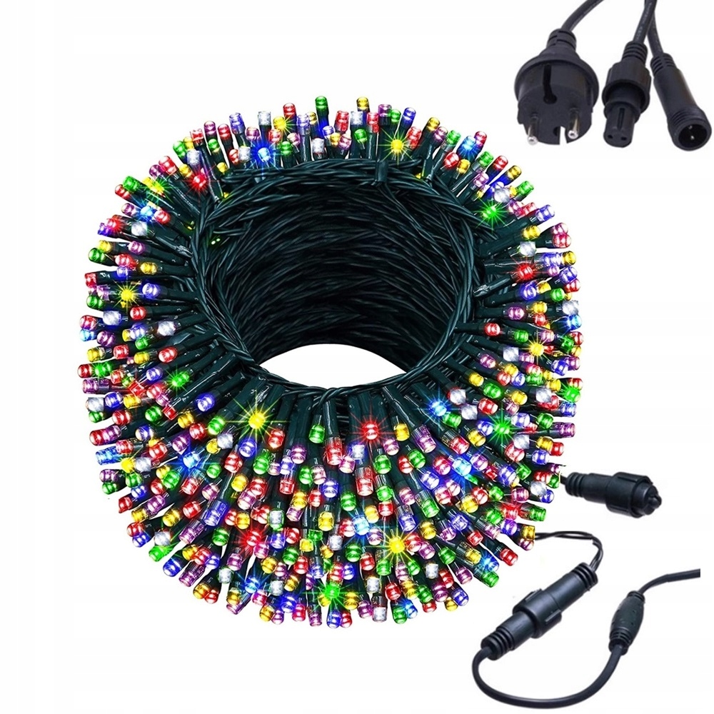 

Lampki Choinkowe Zewnętrzne 500 Led Multi