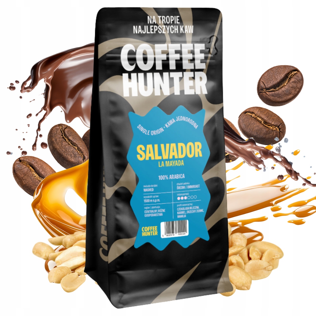 Levně Káva zrnková Salvador La Mayada Coffe Hunter 1 kg 100% Arabica