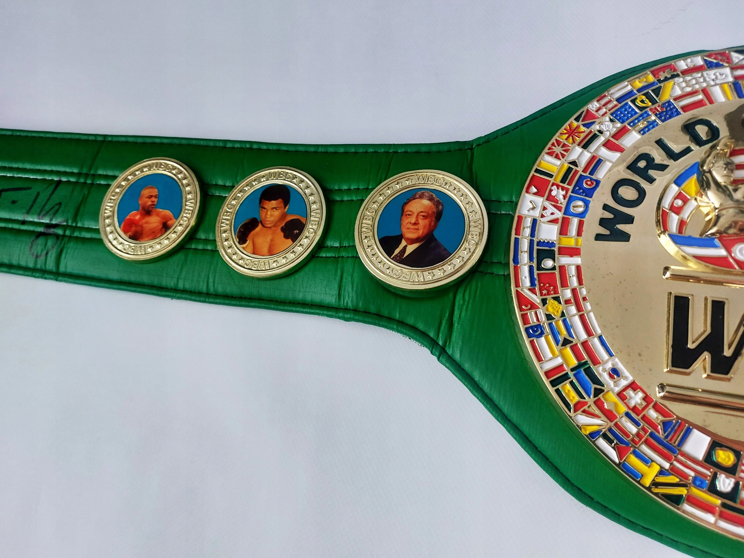 その他 [1of1]tyson fury auto wbc TYSON FURY pas mistrzowski WBC oryginalny AUTOGRAF +