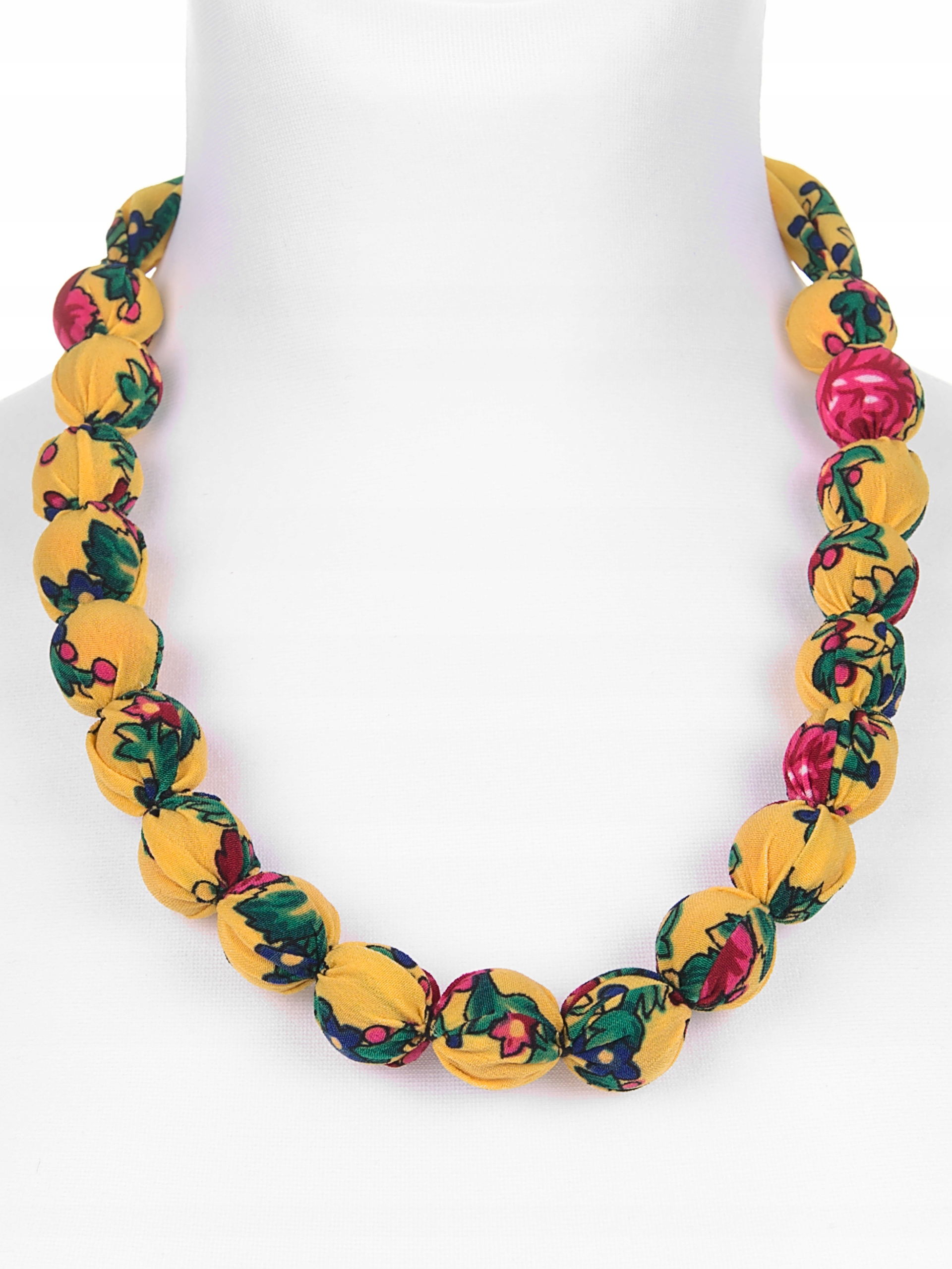 

Korale materiałowe góralskie Folk dla dziecka