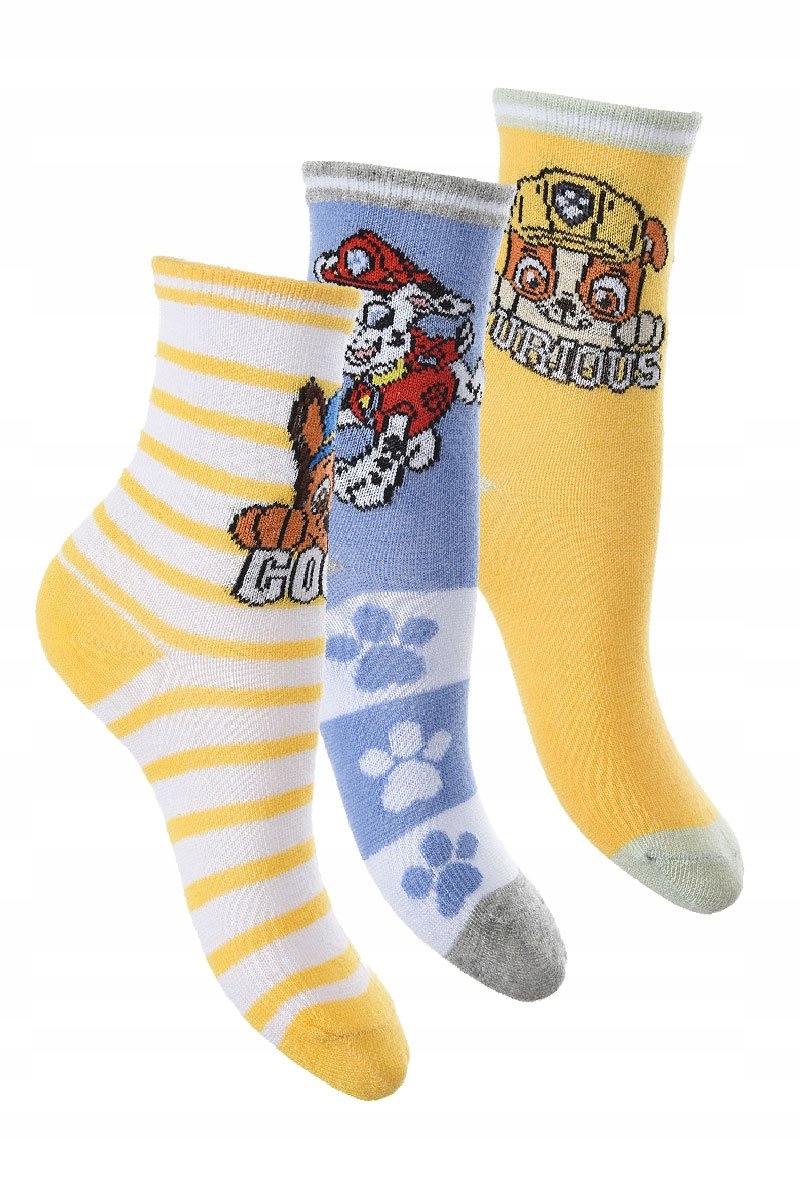 

3-pak skarpetek dla chłopca Psi Patrol