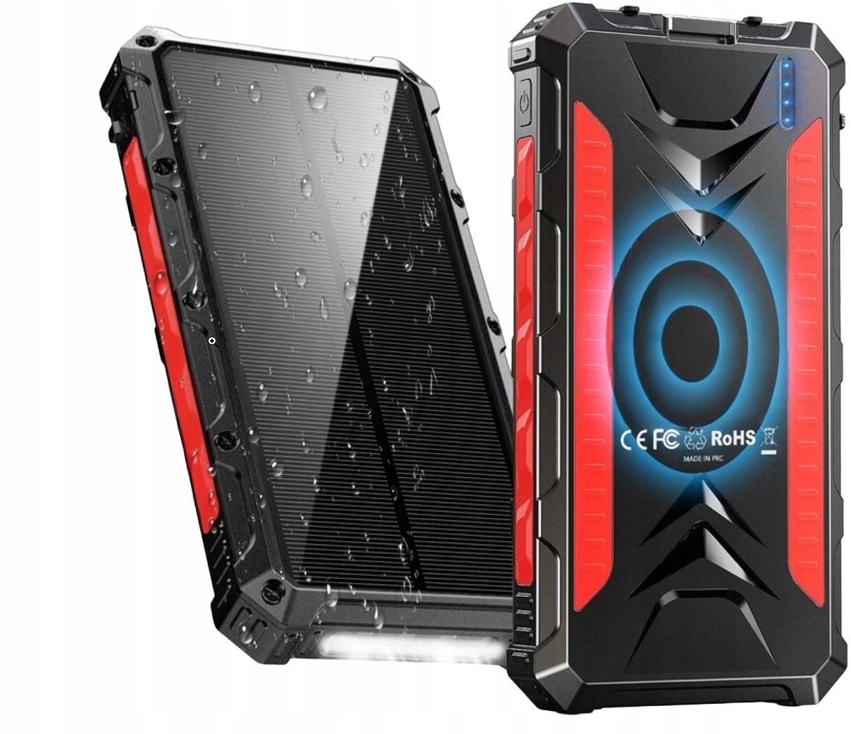 Solárna powerbanka 36000mah 20W 4x Usb-c Qi Powerbank