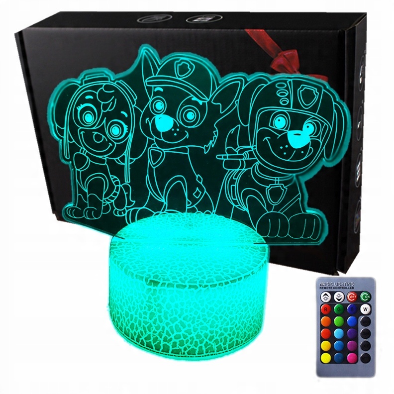 

Lampka 3D nocna led usb Paw Patrol Psi Patrol