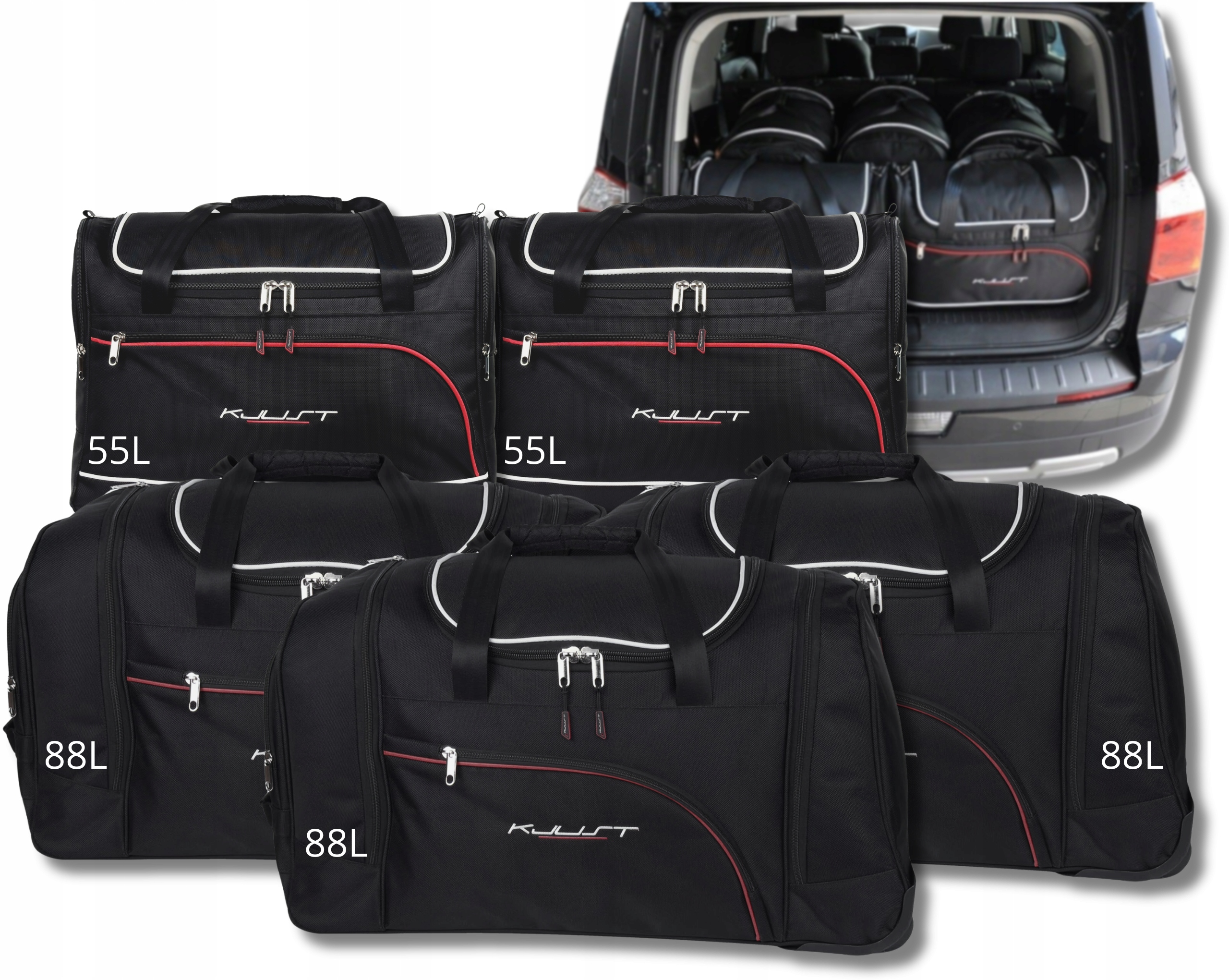 Cestovná Taška Do Kufra Chevrolet Orlando 2010-2018 5 ks
