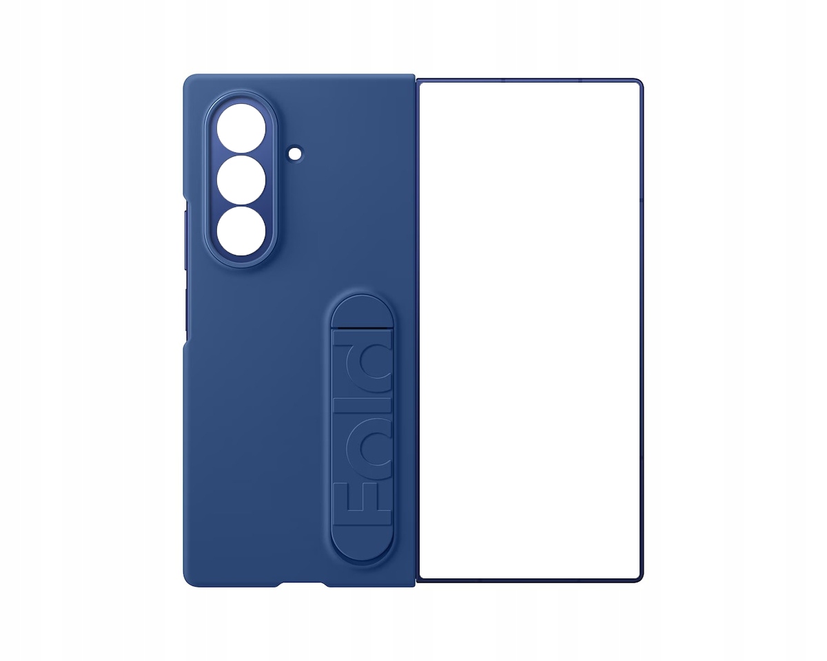 Etui Samsung Silicone Case do Galaxy Z Fold7 Niebieske Silikon Podstawka