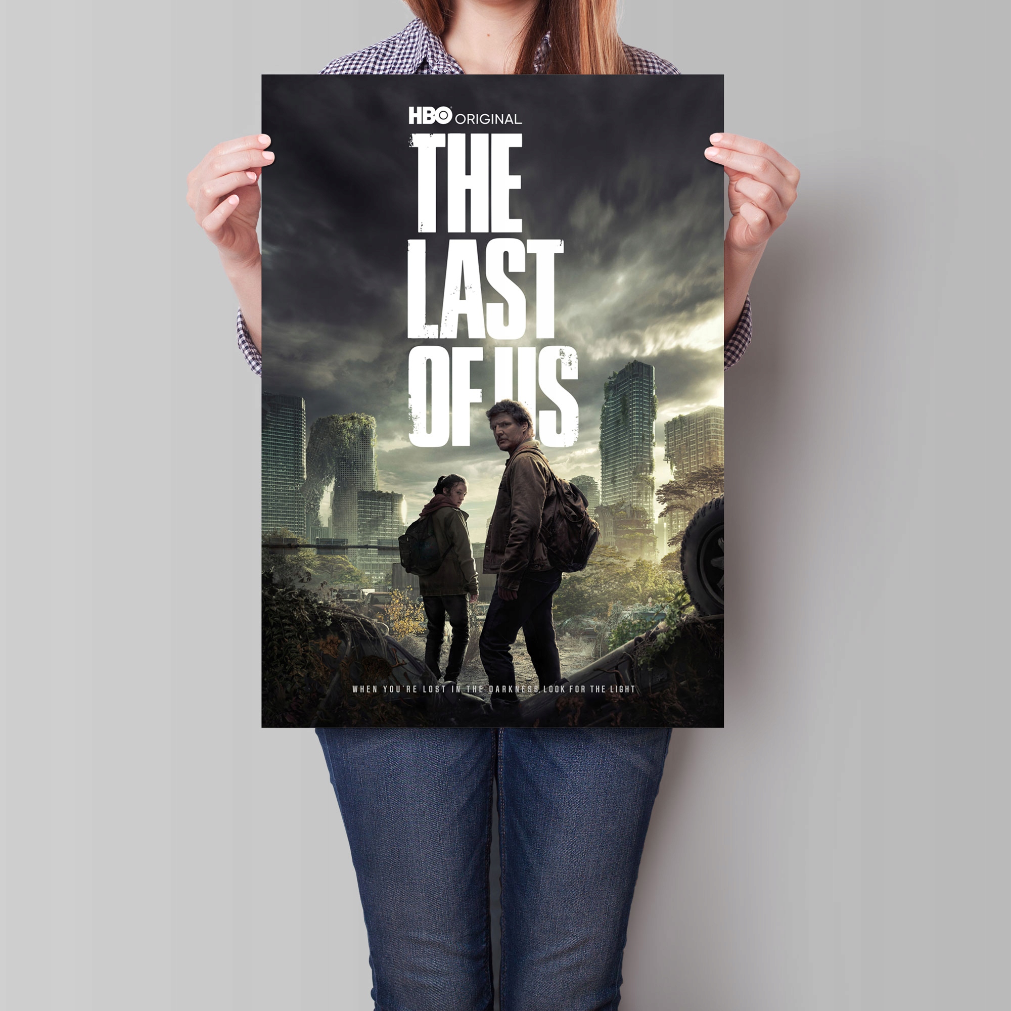 Plakat The Last of Us Serial Pedro Pascal Marka inna