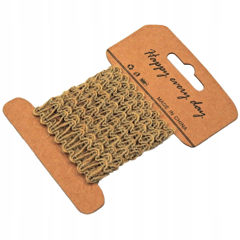 SZNUREK JUTOWY ARTYKUŁY PLASTYCZNE TASIEMKA TAŚMA