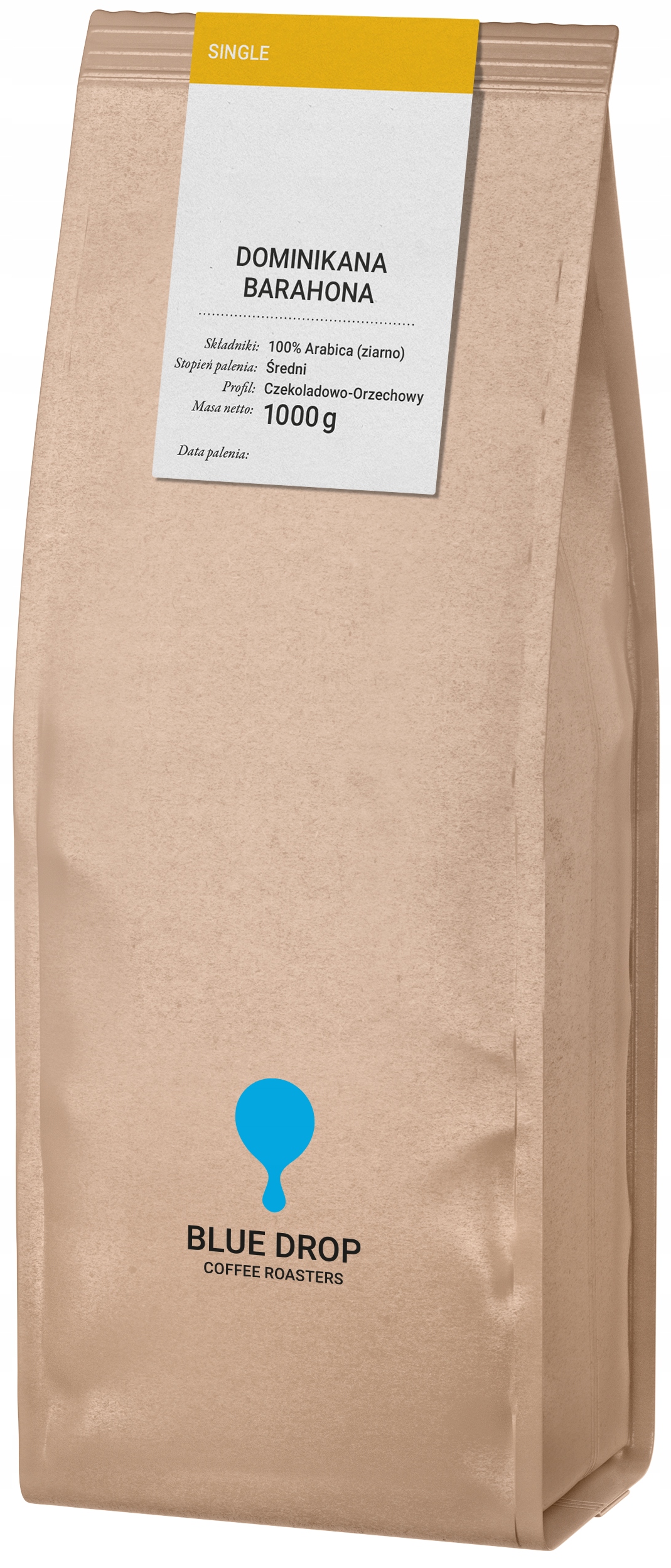 Káva Zrnková 1 kg Dominikana Arabica 100% čerstvě pražená do kávovaru 1000 g