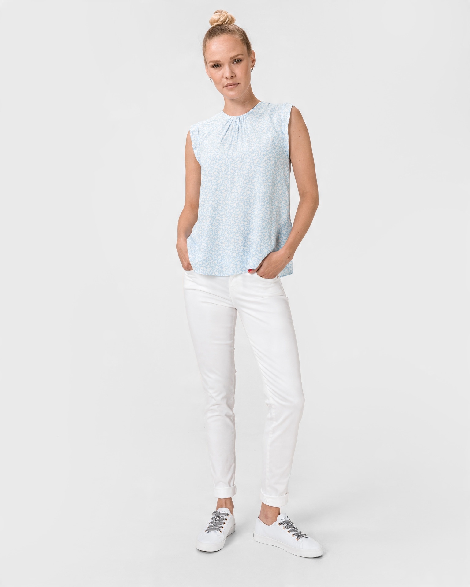

T239 Damska Koszulka Bluzka Top Tommy Hilfiger 34