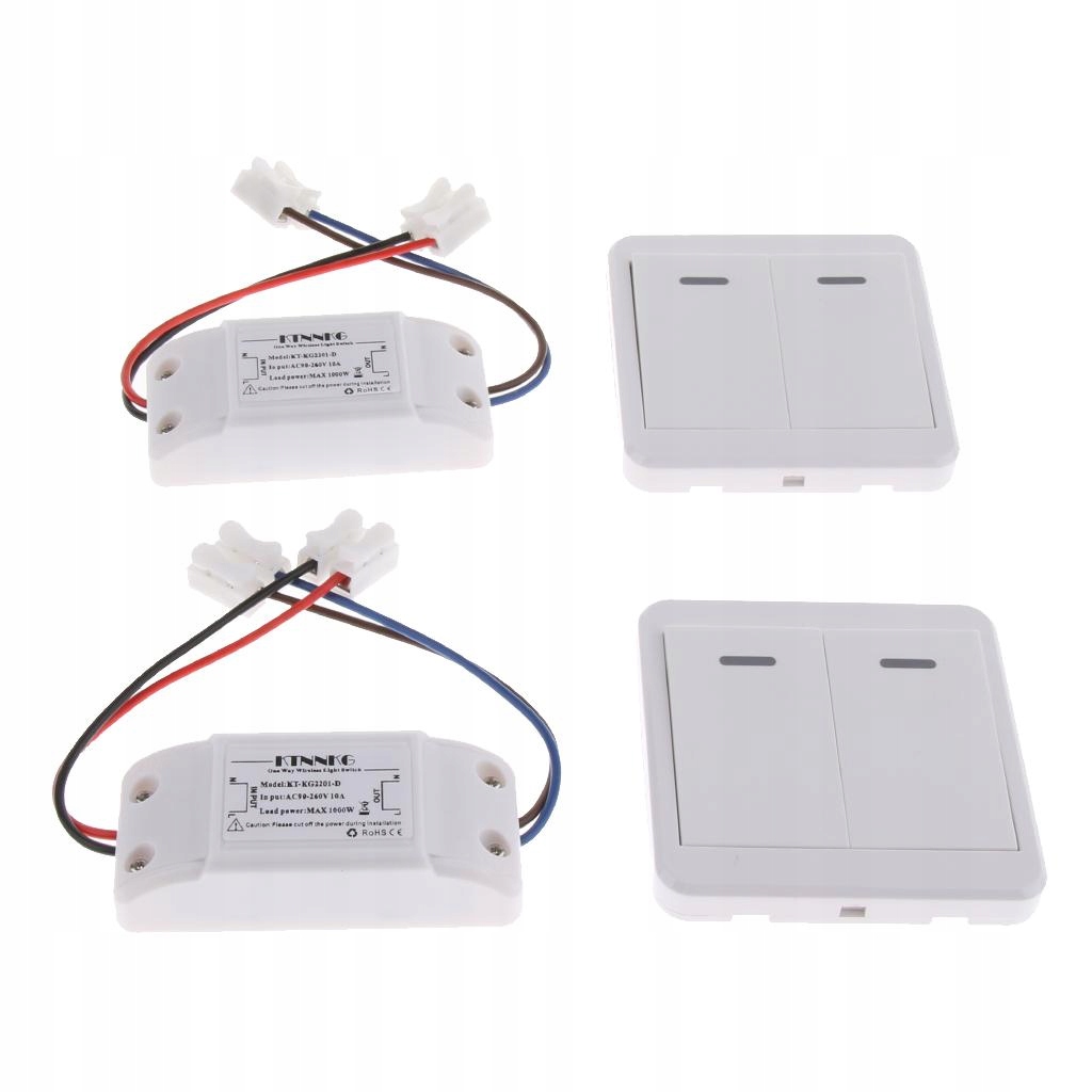 Bezprzewodowe przełączniki ścienne z oświetleniem Marka bez marki