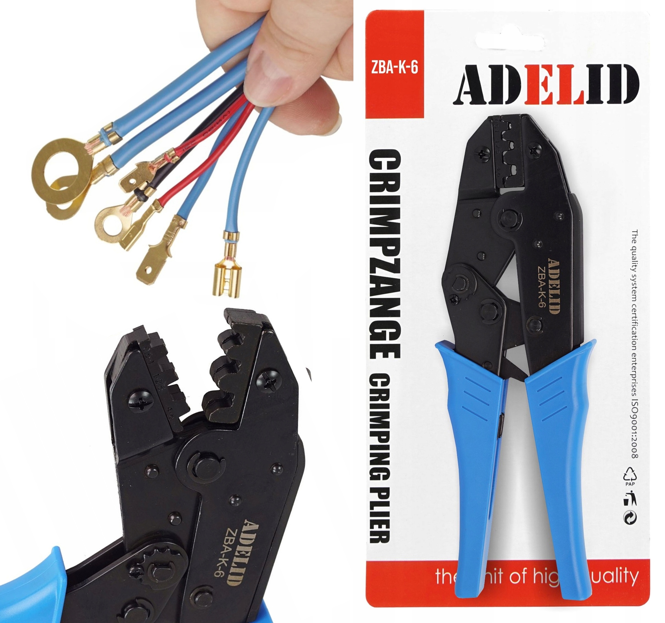 Обжимной станок Adelid ZBA-K-6 0,5 мм2-6 мм2