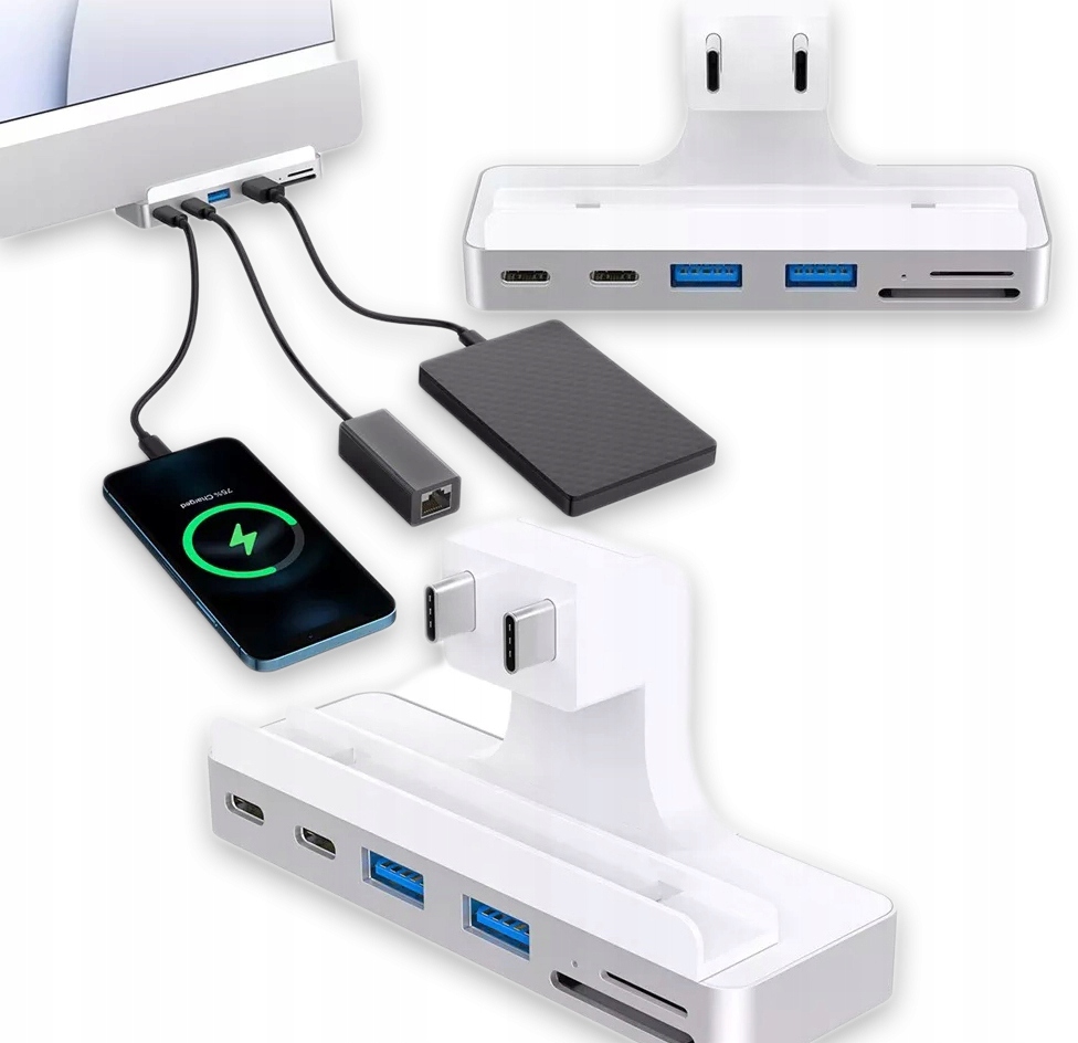 Hub dokovací stanice 6v1 Usb pro iMac 2021 iMC01