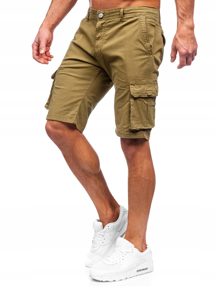 

Spodenki Bojówki Męskie Khaki J707 Denley_m