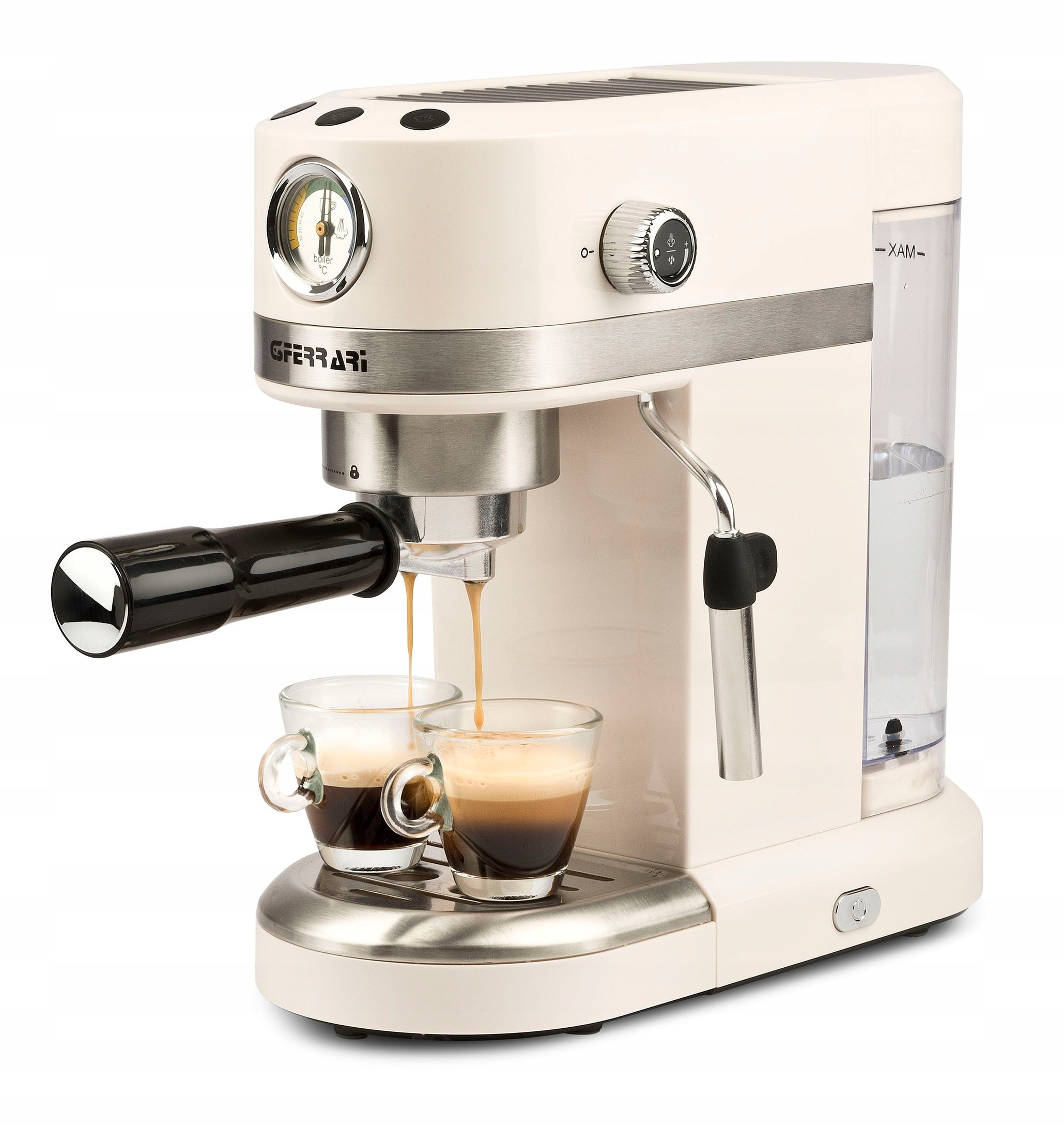 Ekspres Ciśnieniowy Do Kawy Kolbowy Retro 15 Bar Spieniacz