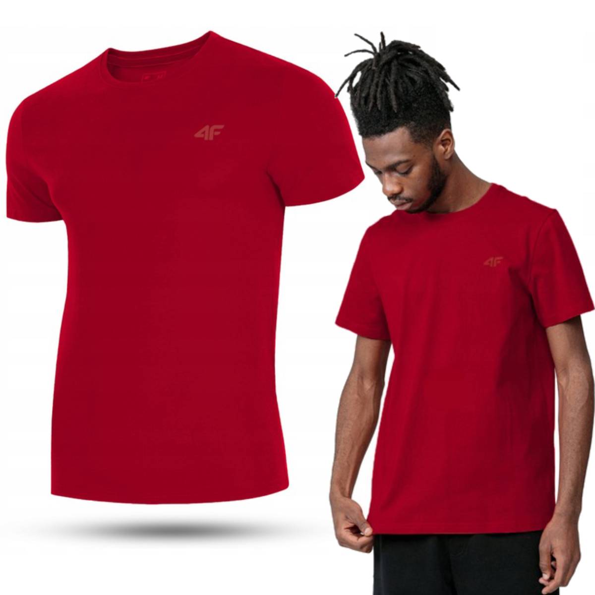 

4F Koszulka Męska Do Biegania Ćwiczeń T-shirt