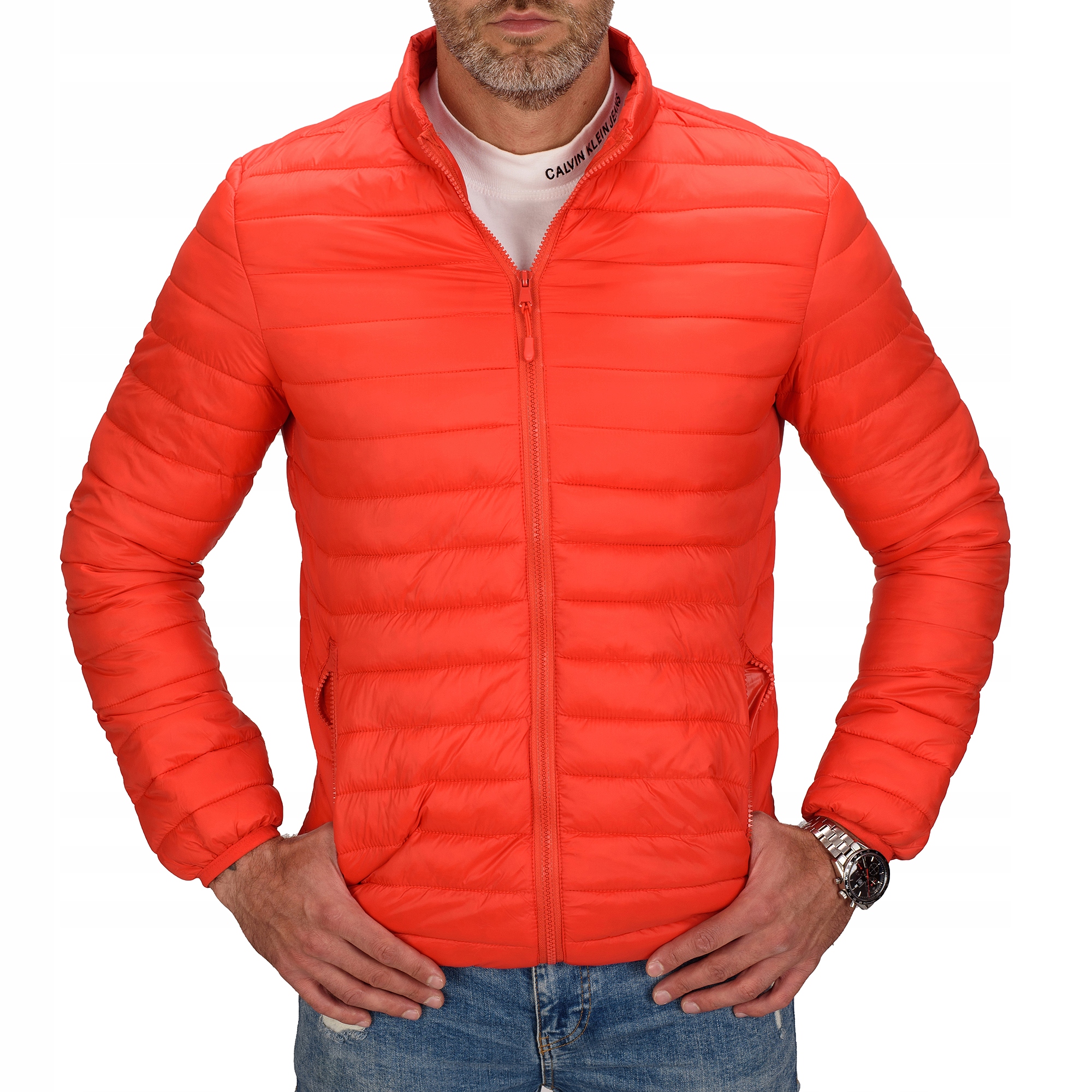 

KR33 roz. M Męska Kurtka Przejściowa Pikowana