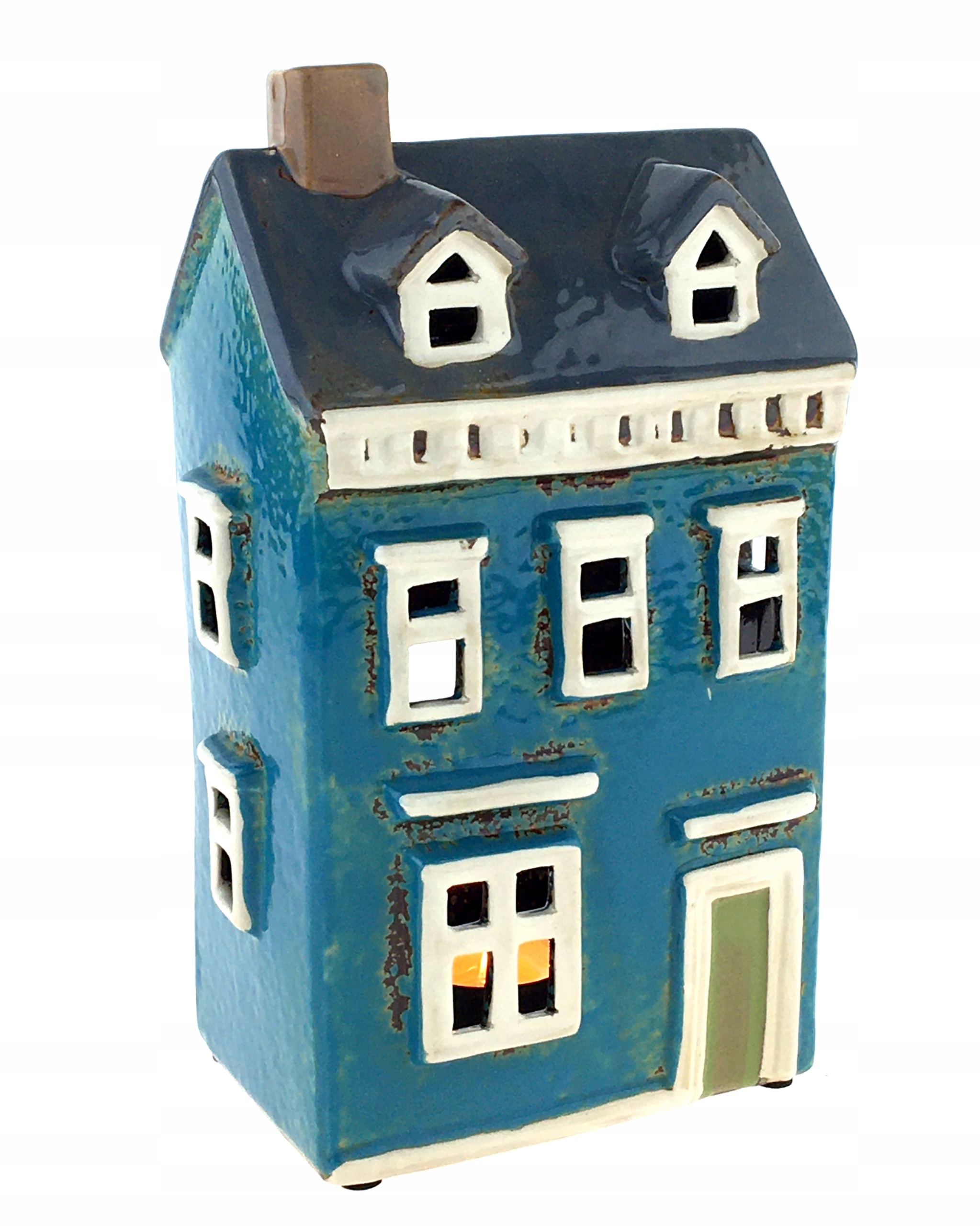 DOMEK CERAMICZNY LAMPION ŚWIECZNIK *