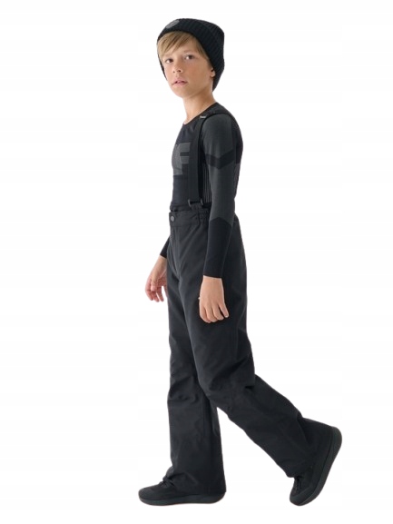 Spodnie chłopięce narciarskie 4F 4FJWAW24TFTRM654 czarne Marka 4F