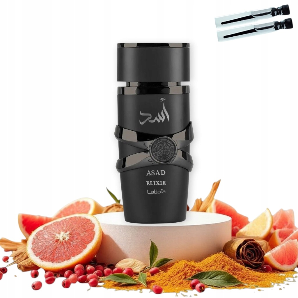 Parfém Lattafa Asad Elixir 100 ml 2 vzorky Dárek