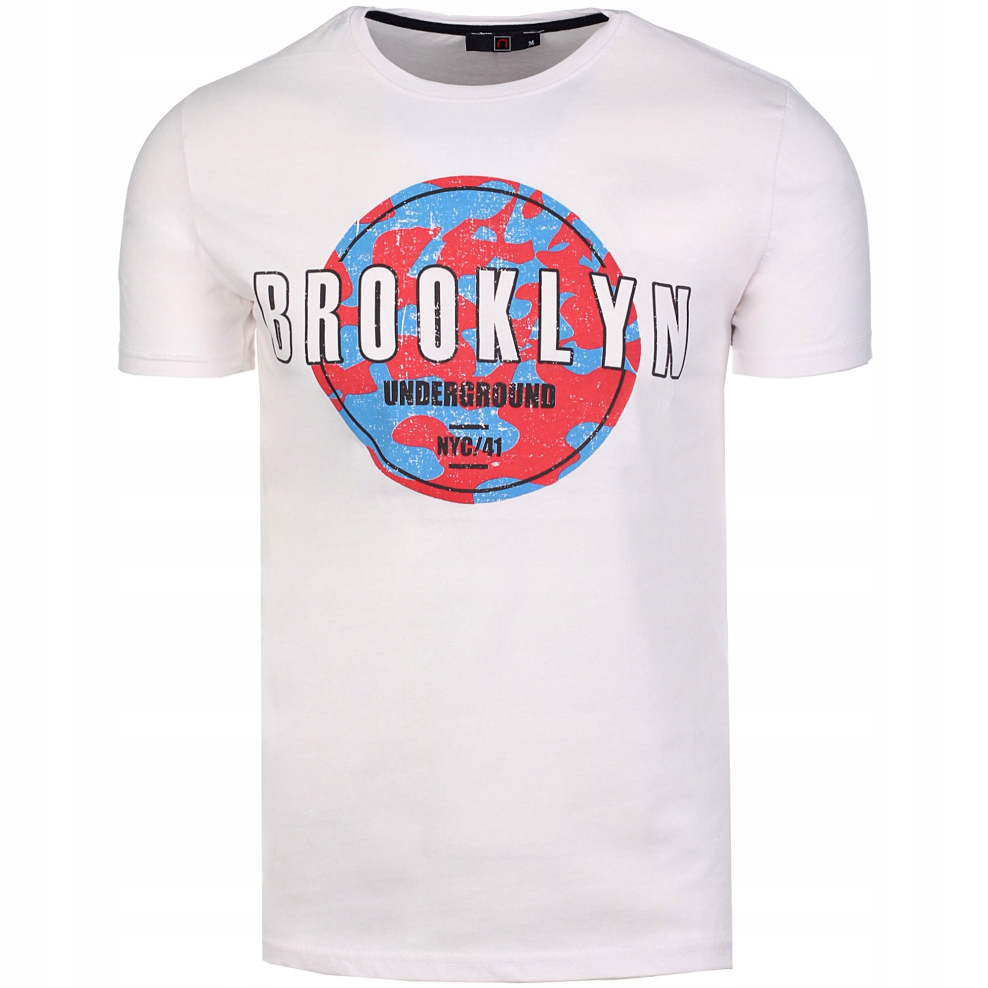 

T-shirt Męski Koszulka Brooklyn Biały TS2016_M