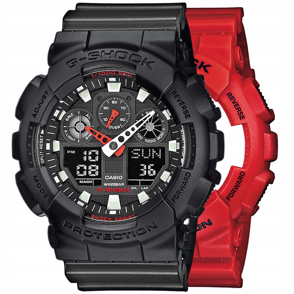 Sada Hodinek G-shock GA-100B-4AER Černá