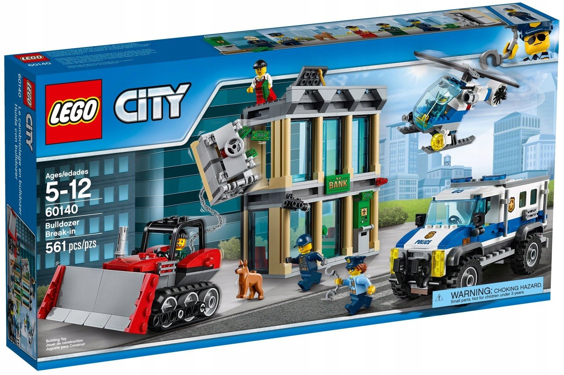 Lego City 60140 Vloupání buldozerem Nové