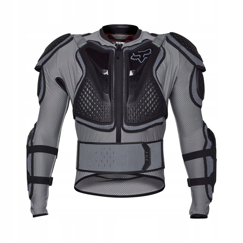 Tričko S Chráničmi Fox Titan Sport Cloud Grey (s)