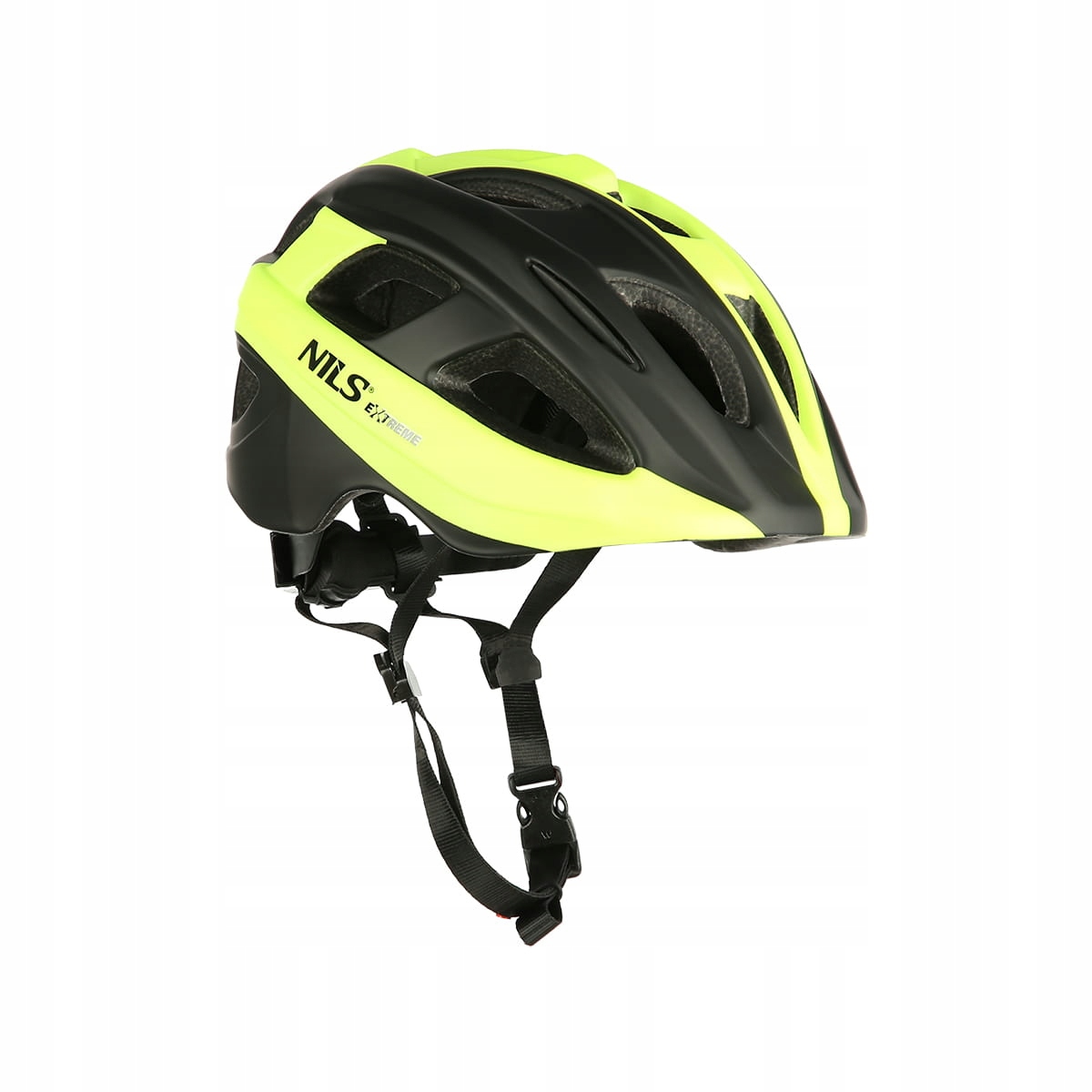 Kask Rowerowy Dziecięcy M 53-55cm Limonkowy Nils Extreme MTV35J